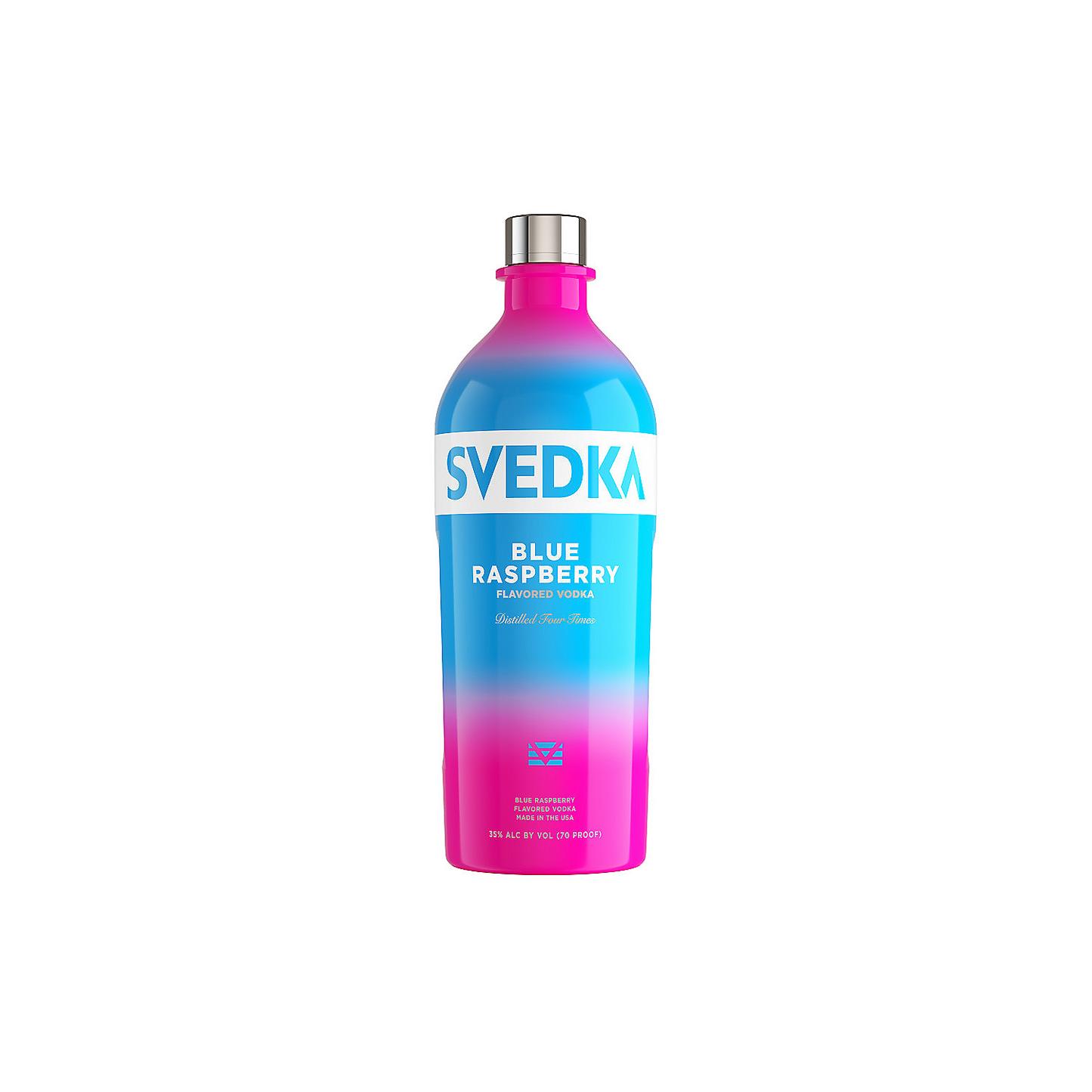 SVEDKA BLUE RASPBERRY FLAVORED VODKA 70 1L