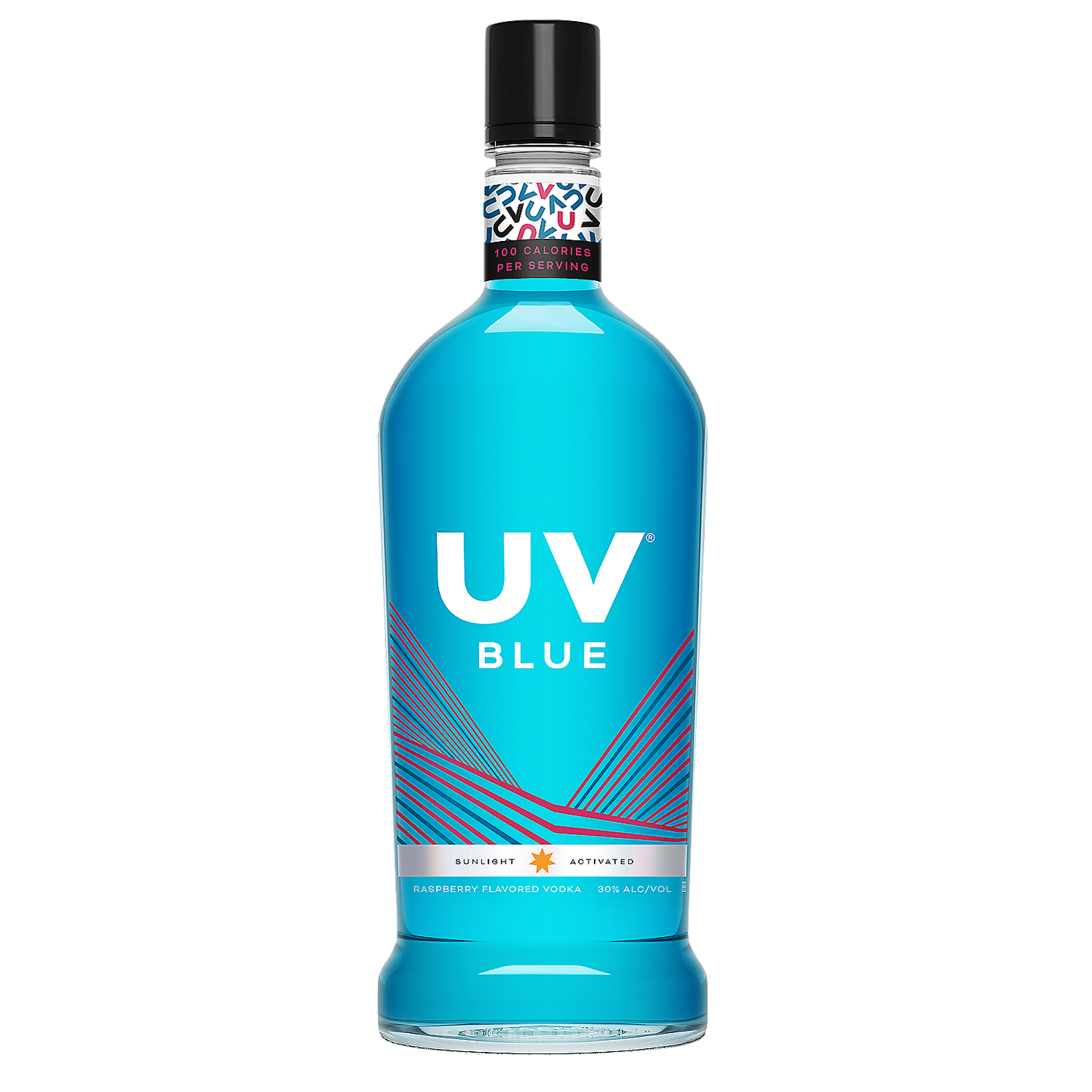 UV BLUE RASPBERRY FLAVORED VODKA 60 200ML