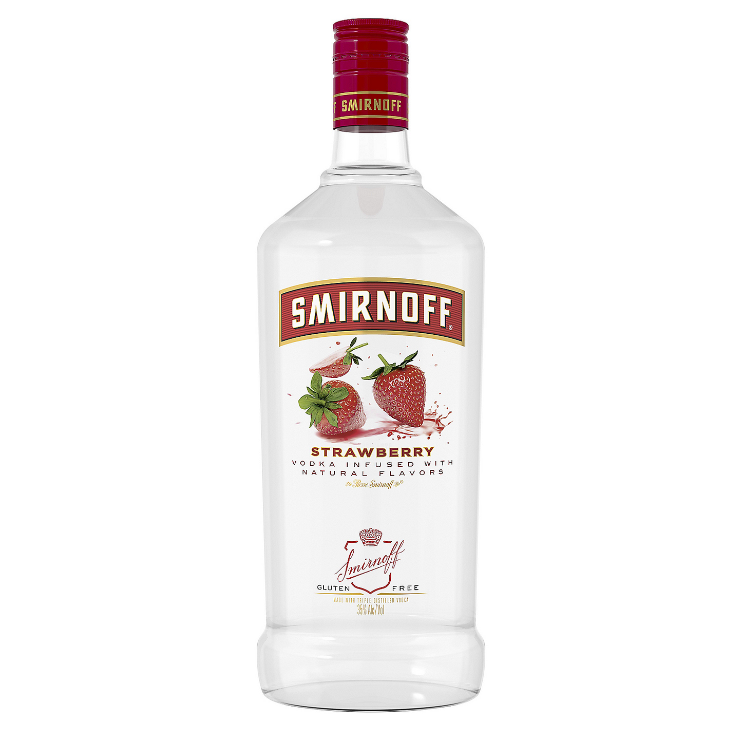 SMIRNOFF VODKA STRAWBERRY FLAVORED 60 1.75L