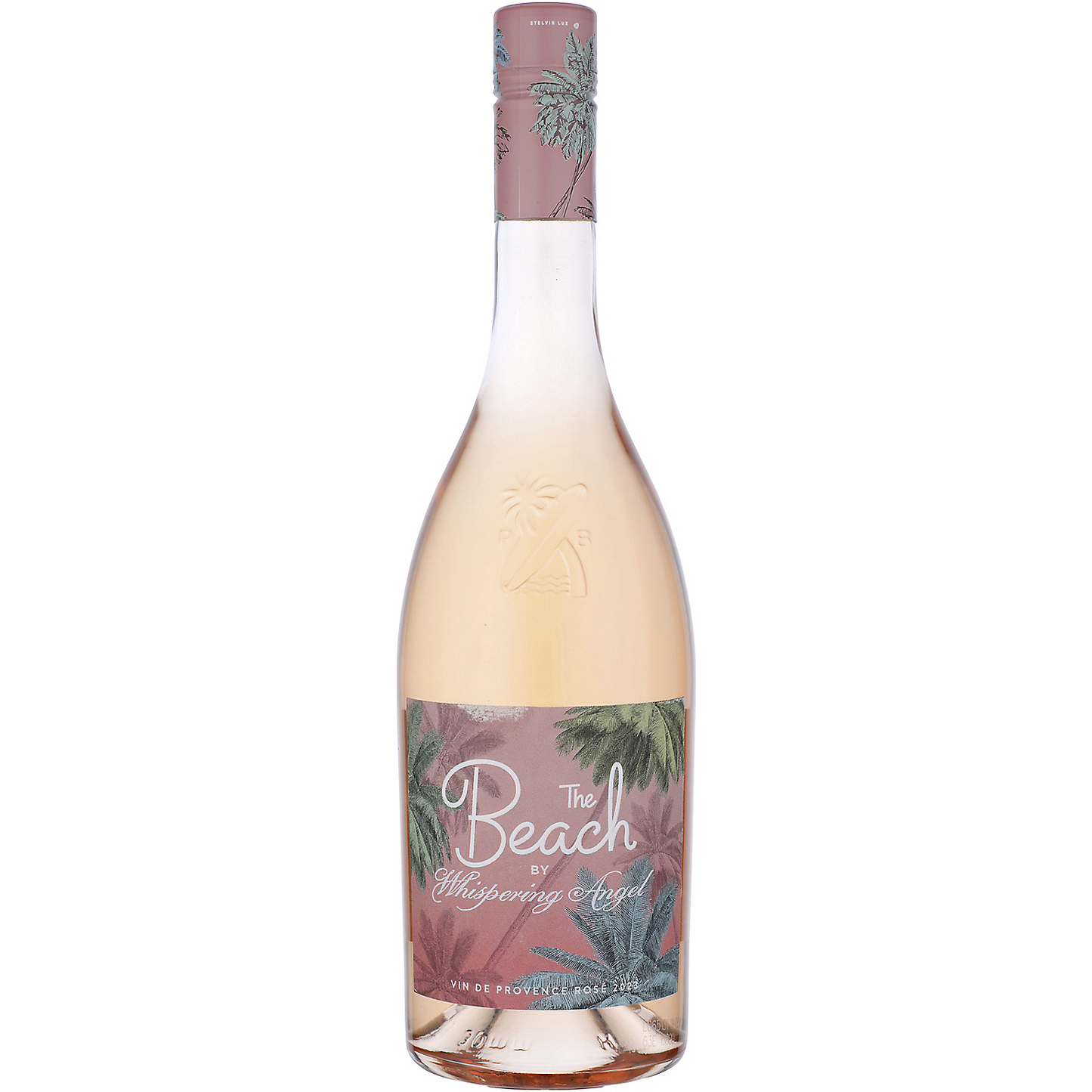 THE BEACH BY WHISPERING ANGEL COTEAUX D'AIX EN PROVENCE ROSE 2023 750ML