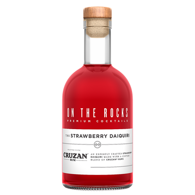 OTR-ON THE ROCKS STRAWBERRY DAIQUIRI CRUZAN 40 375ML