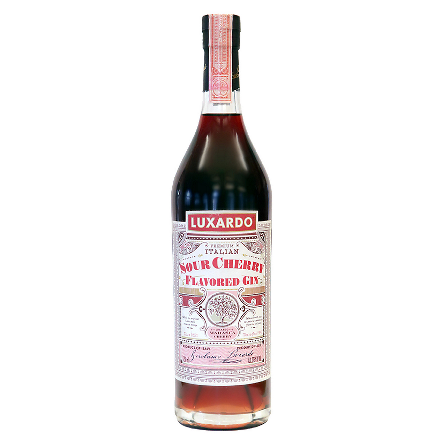 LUXARDO SOUR CHERRY FLAVORED GIN 75 750ML