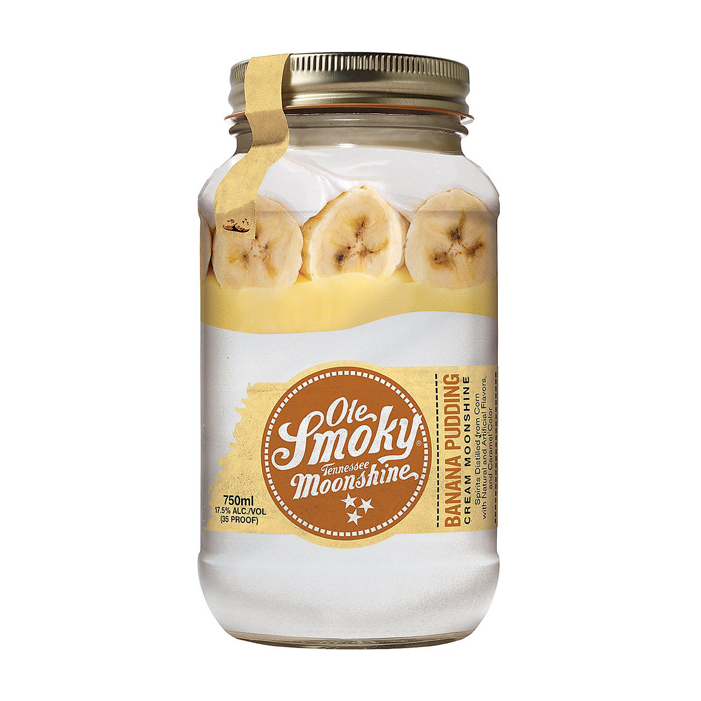 OLE SMOKY BANANA PUDDING CREAM MOONSHINE 35 750ML