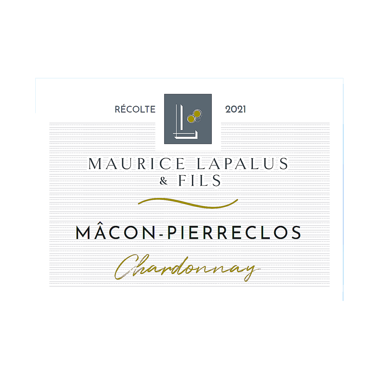 MAURICE LAPALUS & FILS WHITE MACON PIERRECLOS 2022 750ML