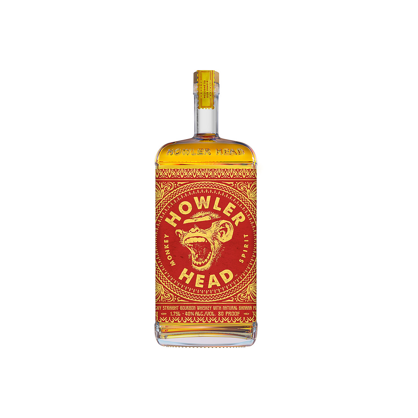 HOWLER HEAD BANANA FLAVORED WHISKEY MONKEY SPIRIT 80 1.75L