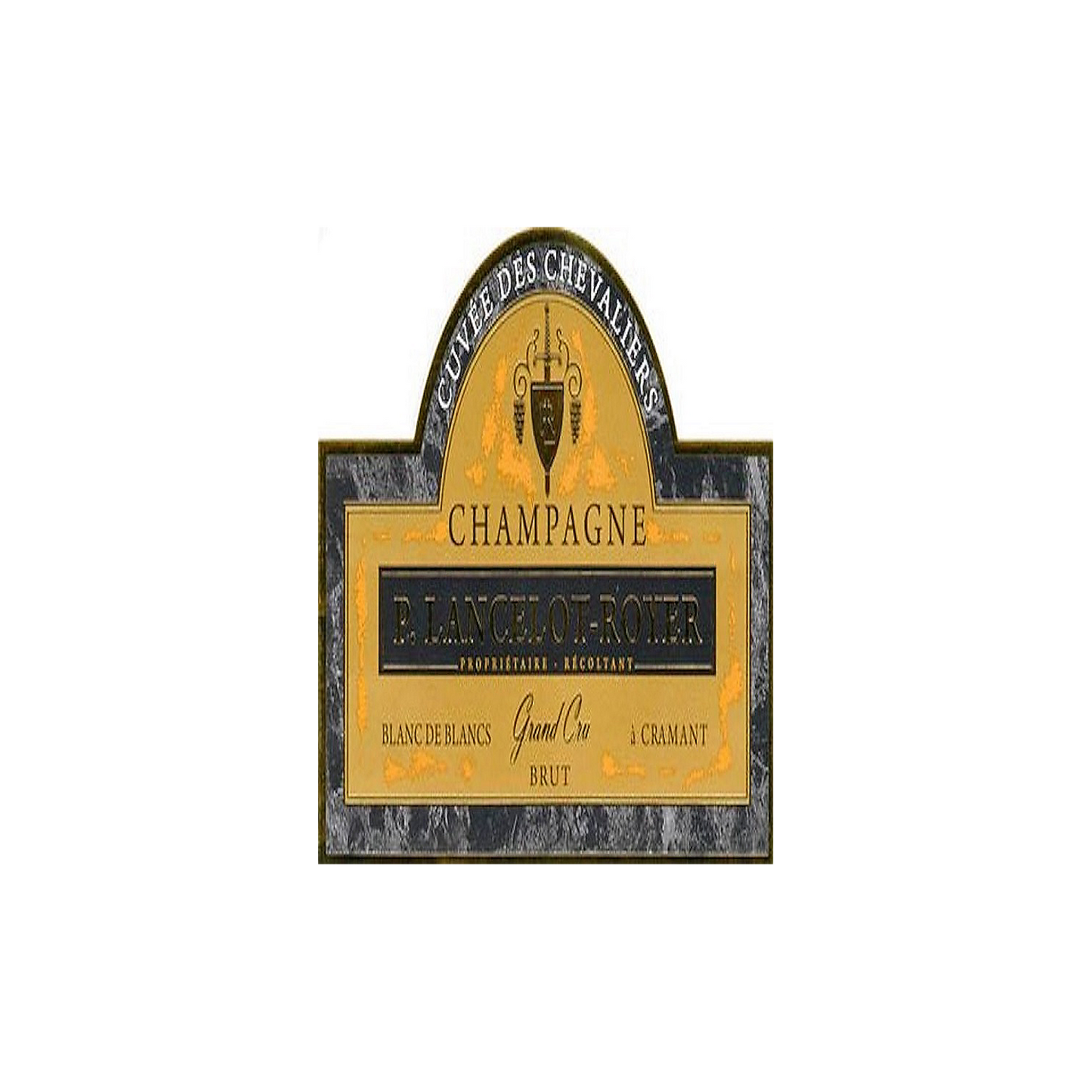 P. LANCELOT ROYER CHAMPAGNE BRUT BLANC DE BLANCS CUVEE DES CHEVALIERS GRAND CRU 750ML