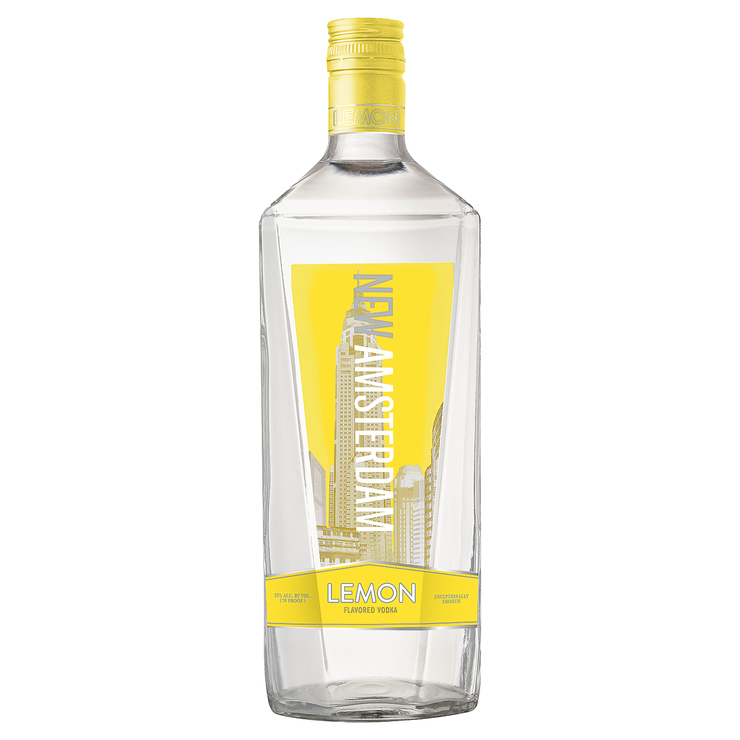 NEW AMSTERDAM LEMON FLAVORED VODKA 70 1.75L
