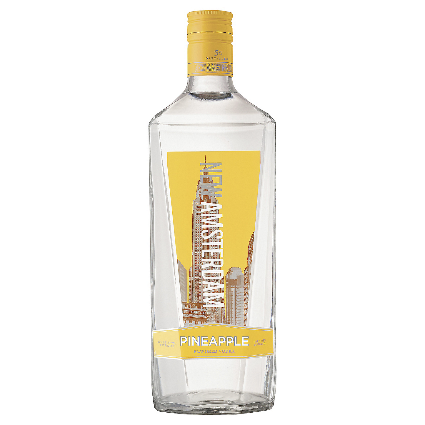NEW AMSTERDAM PINEAPPLE FLAVORED VODKA 70 1L