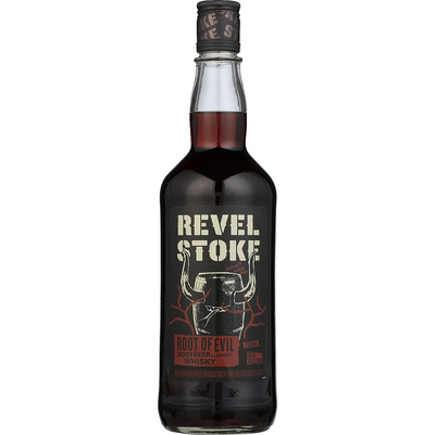 REVEL STOKE ROOT BEER FLAVORED WHISKEY ROOT OF EVIL 70 750ML