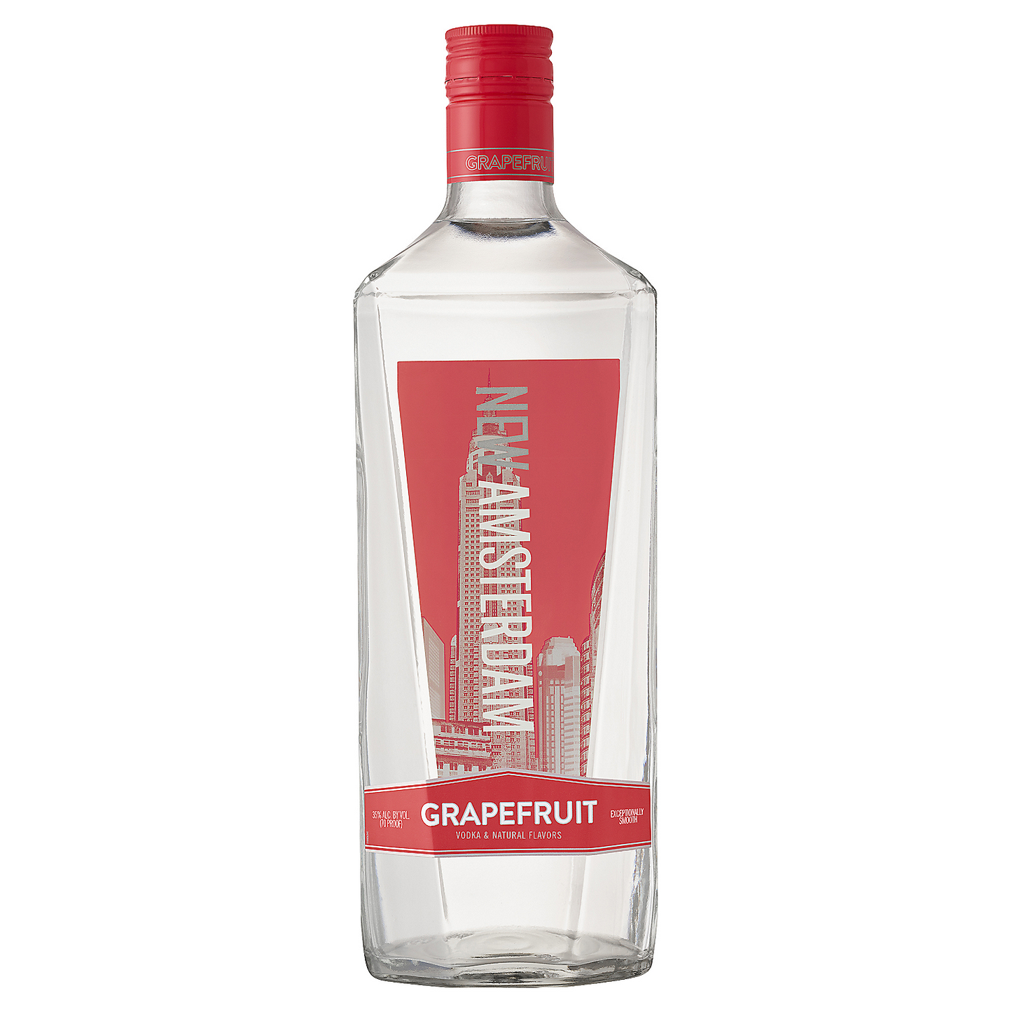 NEW AMSTERDAM RUBY RED GRAPEFRUIT FLAVORED VODKA 70 1.75L