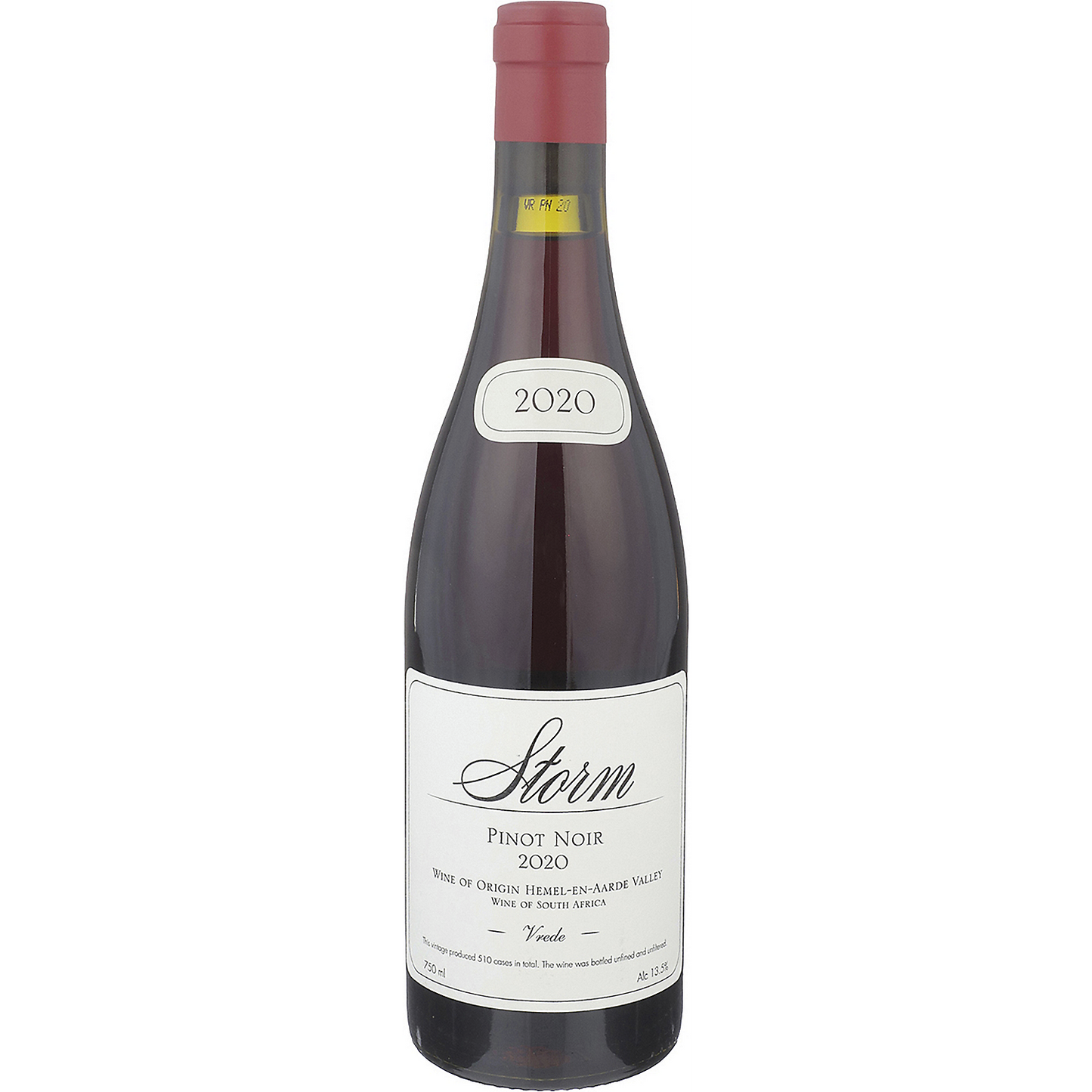 STORM PINOT NOIR VREDE HEMEL EN AARDE VALLEY 2020 750ML