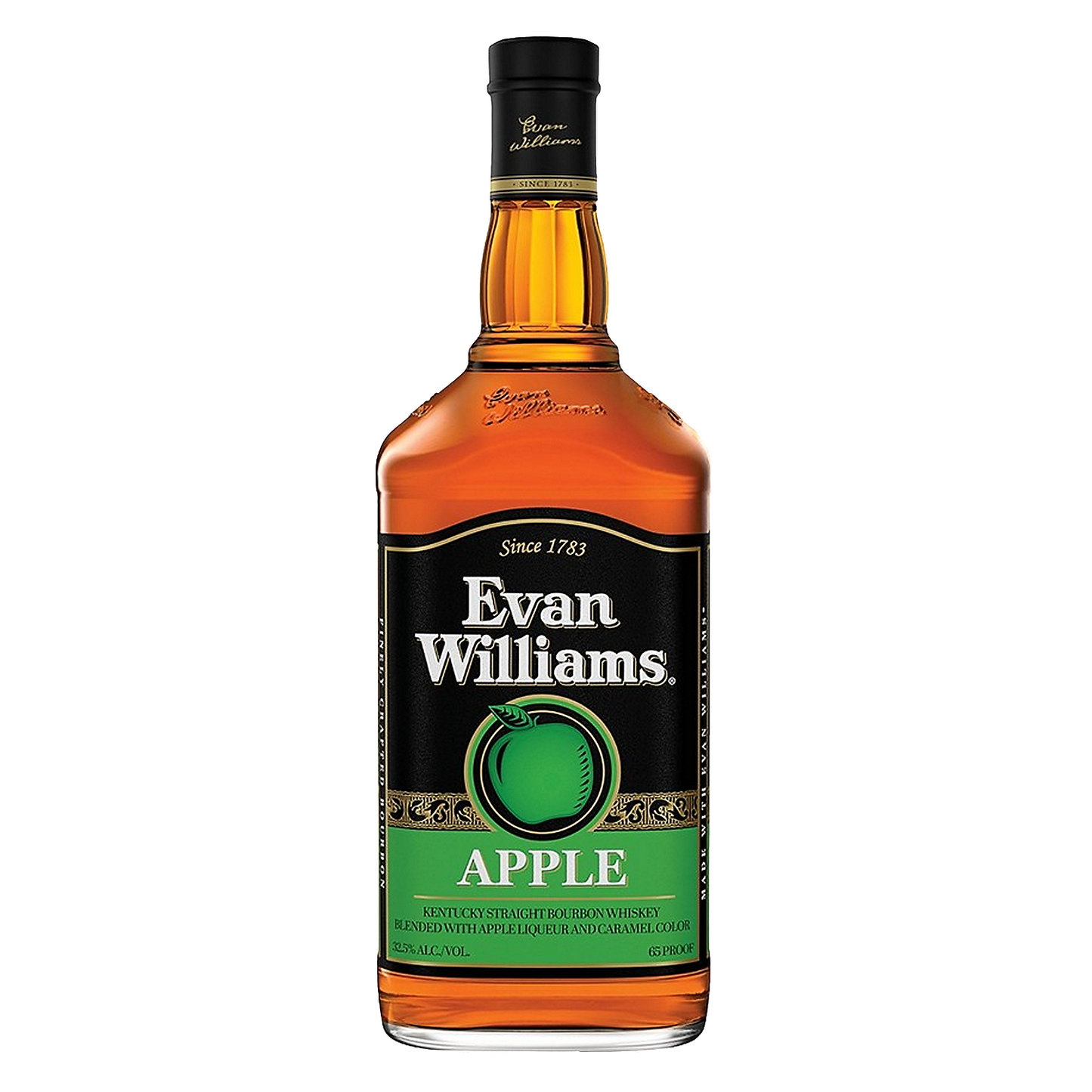 EVAN WILLIAMS APPLE WHISKEY LIQUEUR 65 1.75L