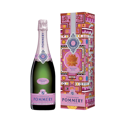 POMMERY CHAMPAGNE BRUT ROSE W/ GIFT BOX 750ML