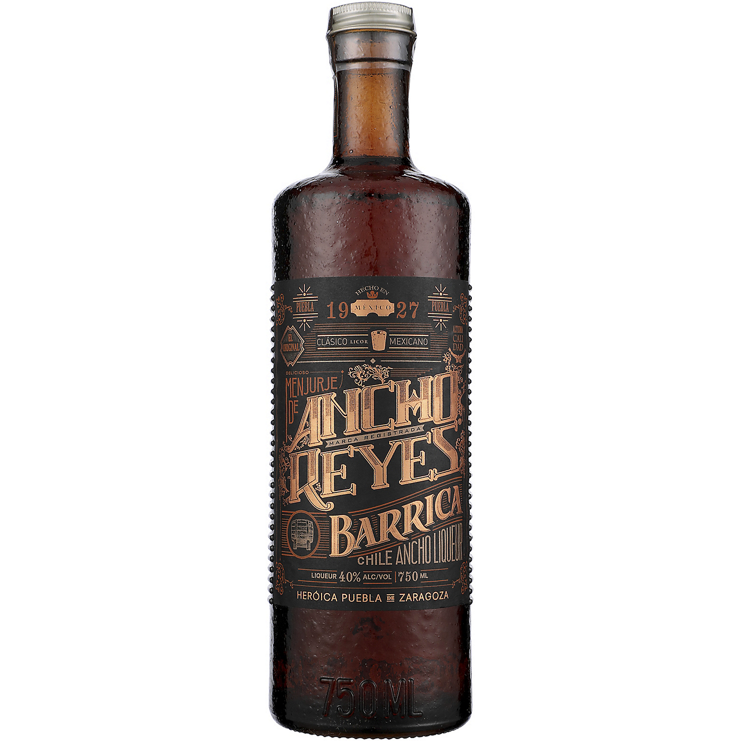 ANCHO REYES BARRICA LICOR DE CHILE ANCHO 80 750ML