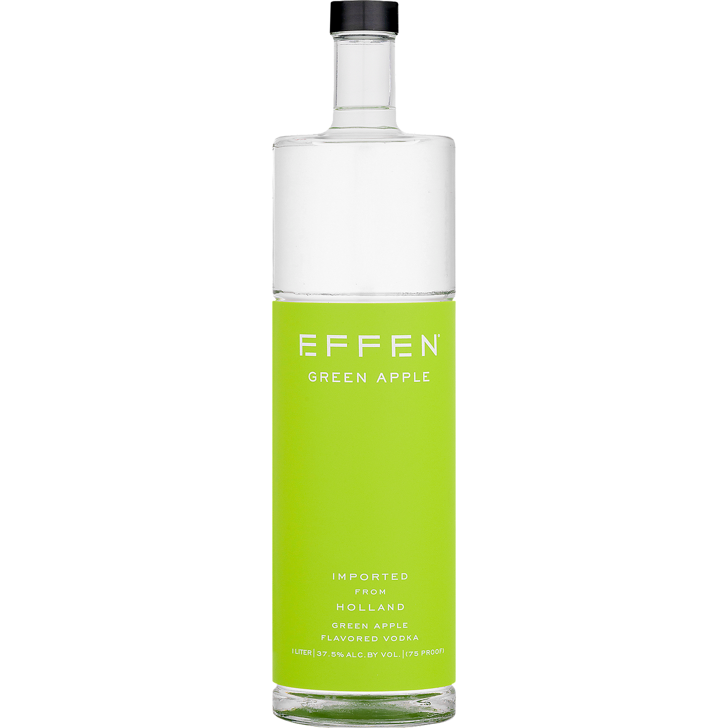 EFFEN GREEN APPLE FLAVORED VODKA 75 375ML