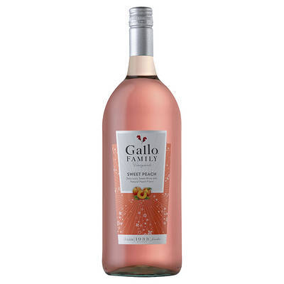 GALLO FAMILY VINEYARDS SWEET PEACH FLAVORED WINE 750ML