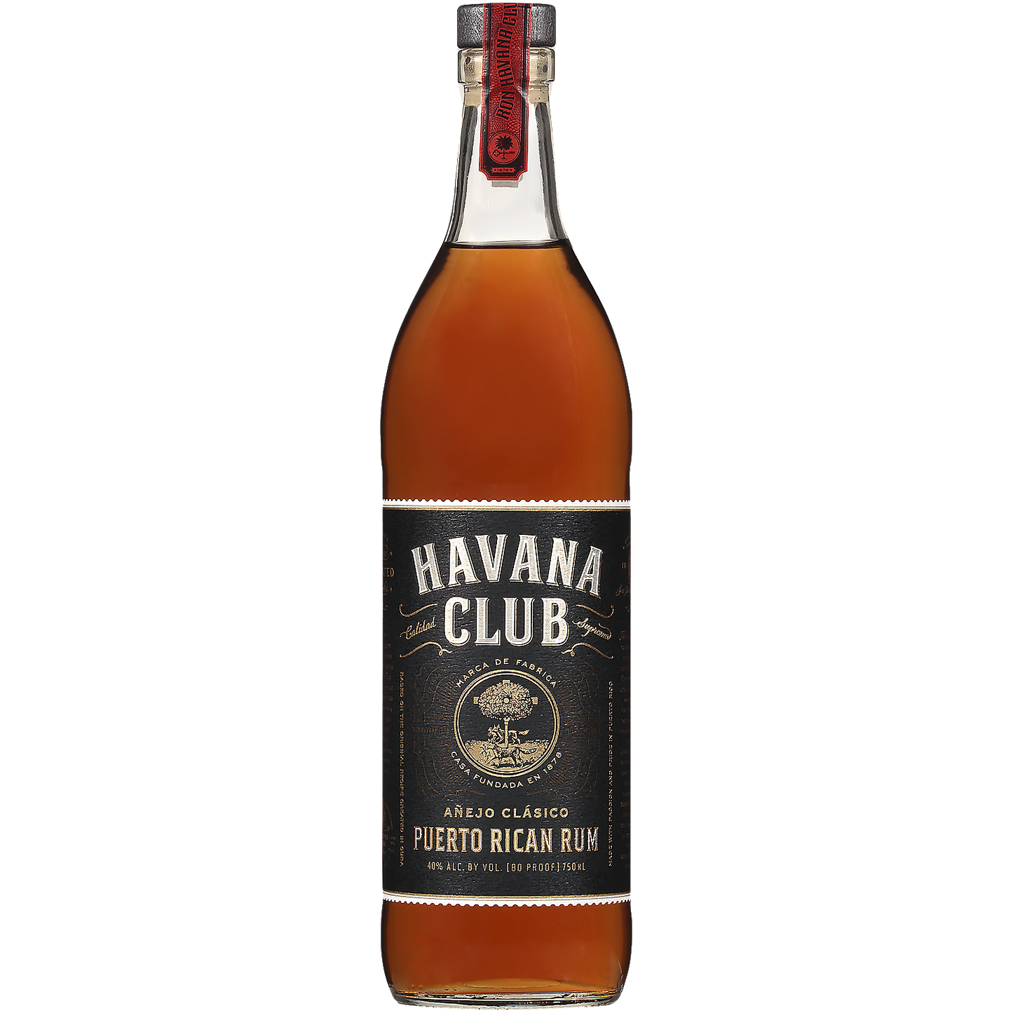 HAVANA CLUB AGED RUM ANEJO CLASICO 80 750ML