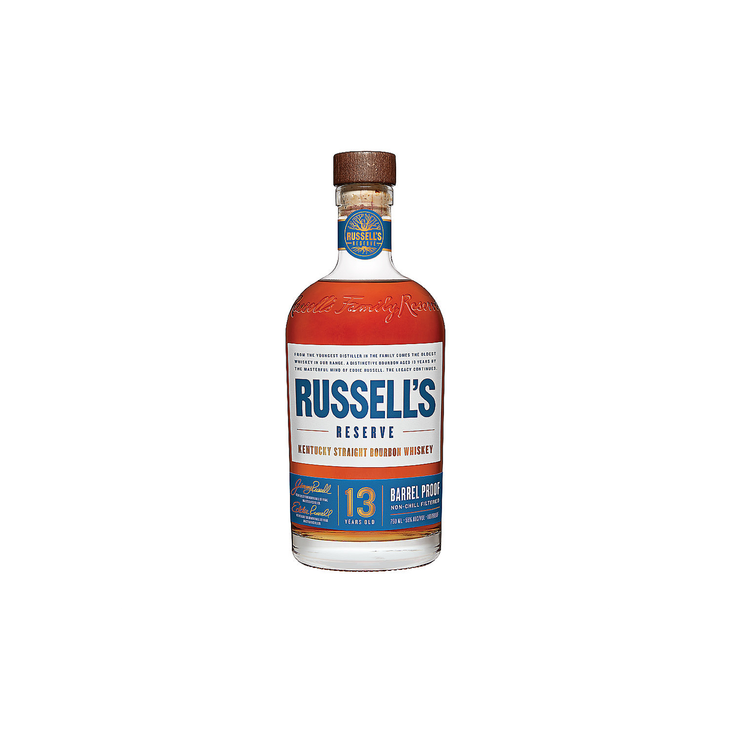 RUSSELL'S RESERVE KENTUCKY STRAIGHT BOURBON BARREL PROOF 13 YR 114.8 750ML