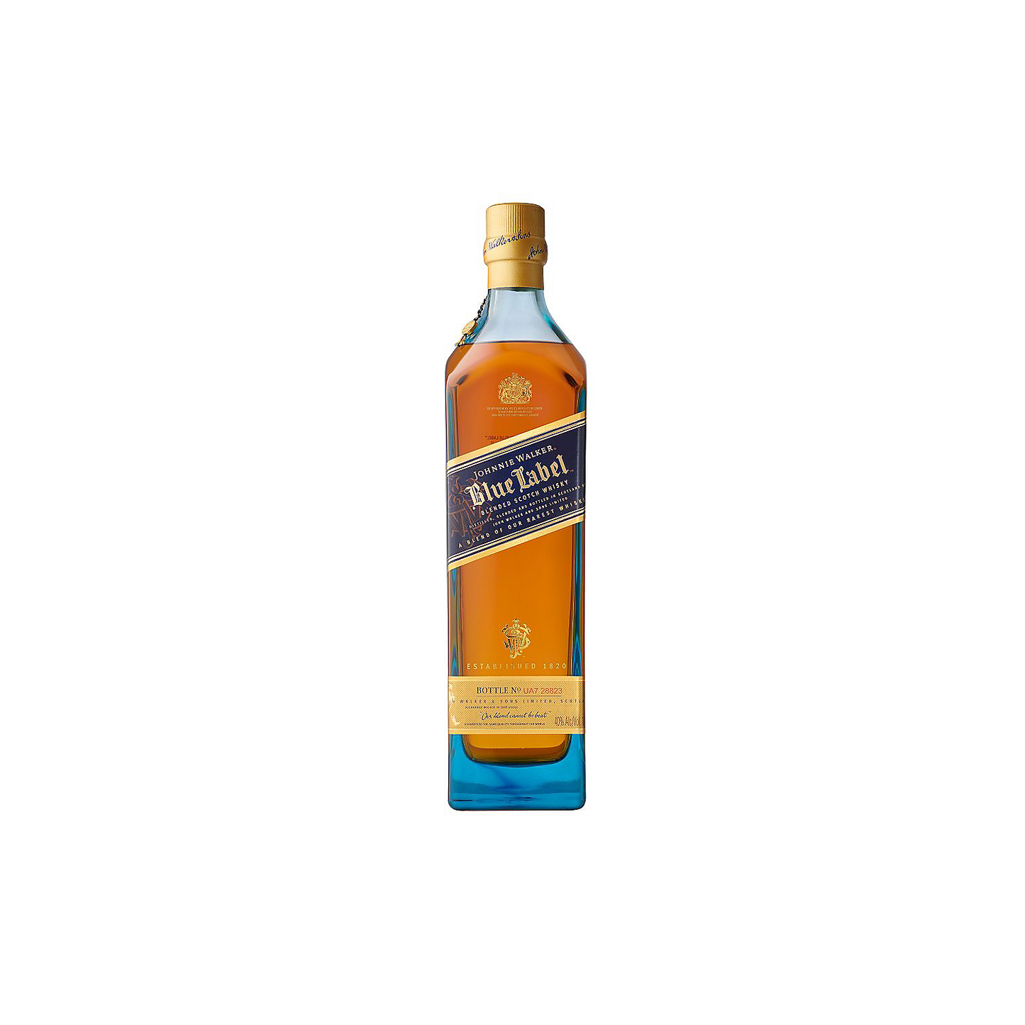JOHNNIE WALKER BLENDED SCOTCH BLUE LABEL 80 1.75L