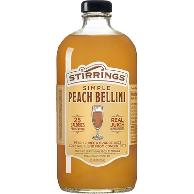 STIRRINGS PEACH BELLINI MIX 750ML