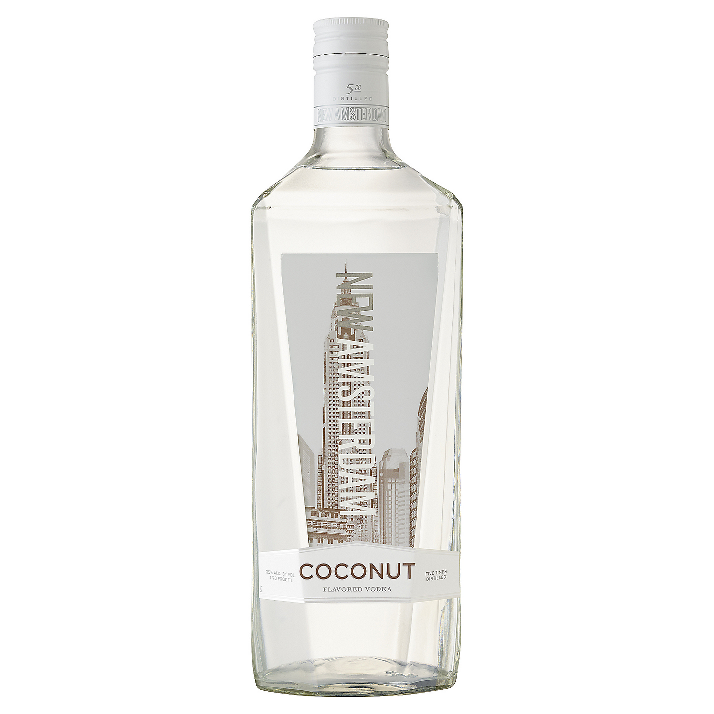 NEW AMSTERDAM COCONUT FLAVORED VODKA 70 1L