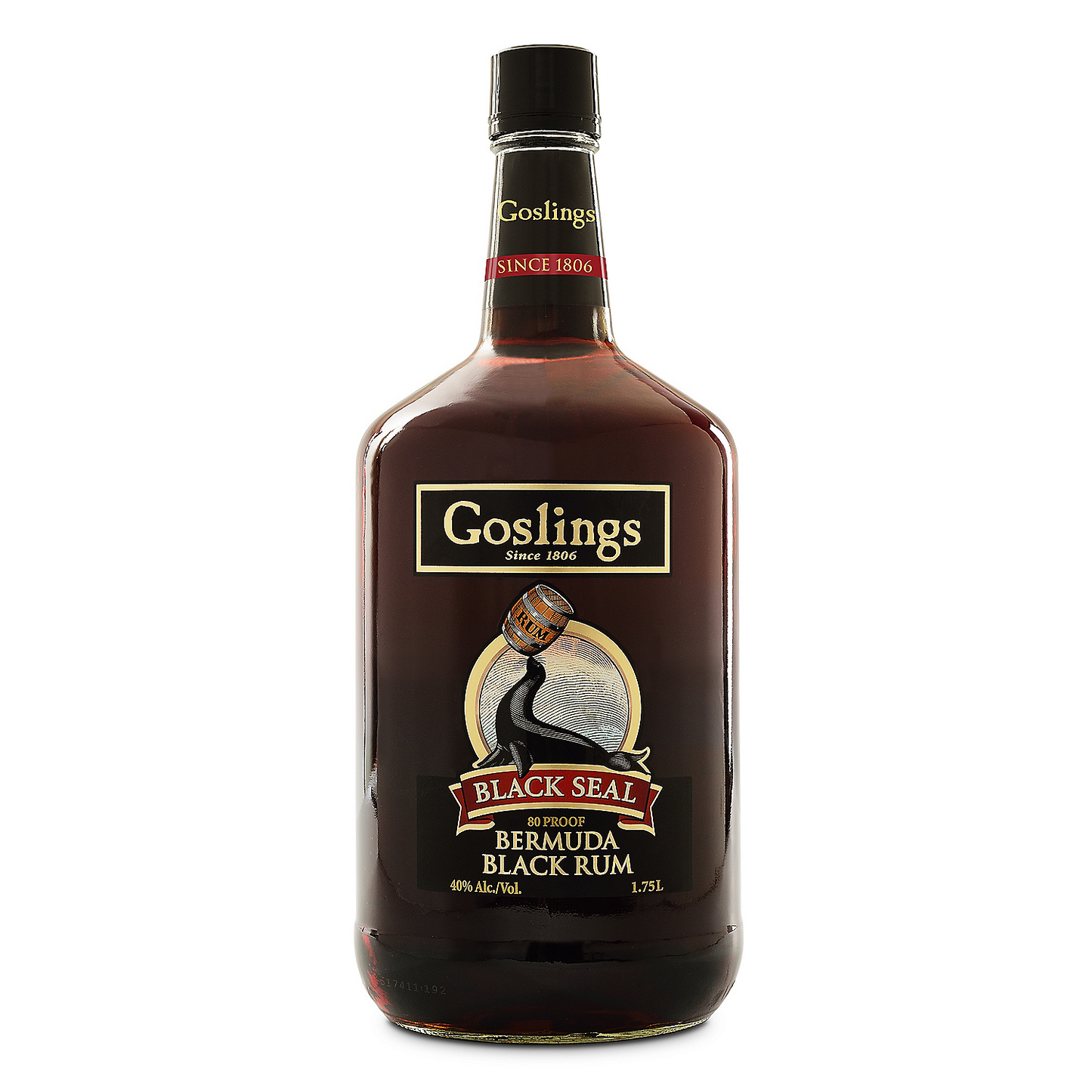 GOSLINGS BLACK RUM BLACK SEAL 80 750ML