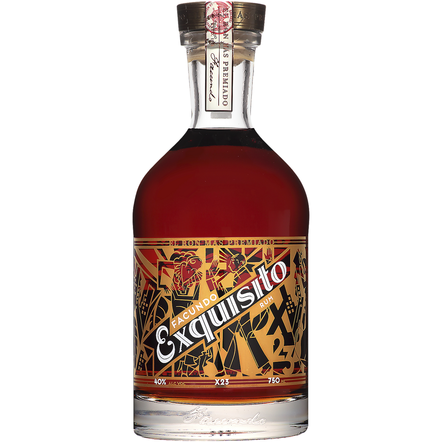 FACUNDO AGED RUM EXQUISITO 80 750ML