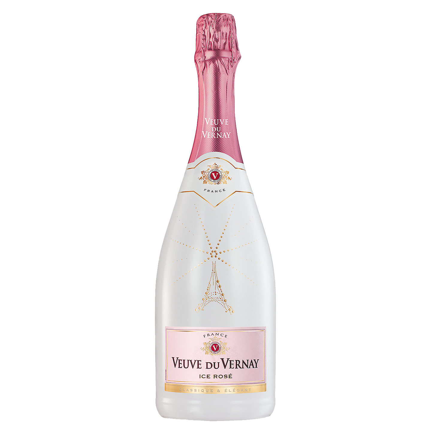 VEUVE DU VERNAY DEMI SEC ROSE ICE FRANCE W/ SLEEVE 750ML