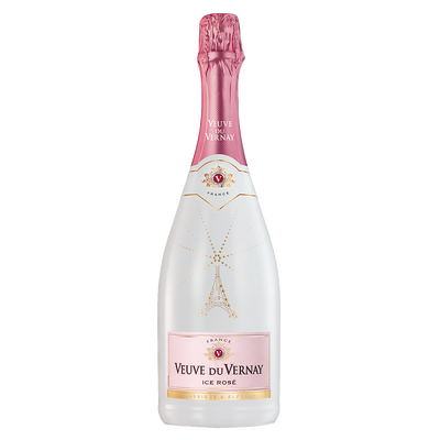 VEUVE DU VERNAY DEMI SEC ROSE ICE FRANCE W/ SLEEVE 750ML