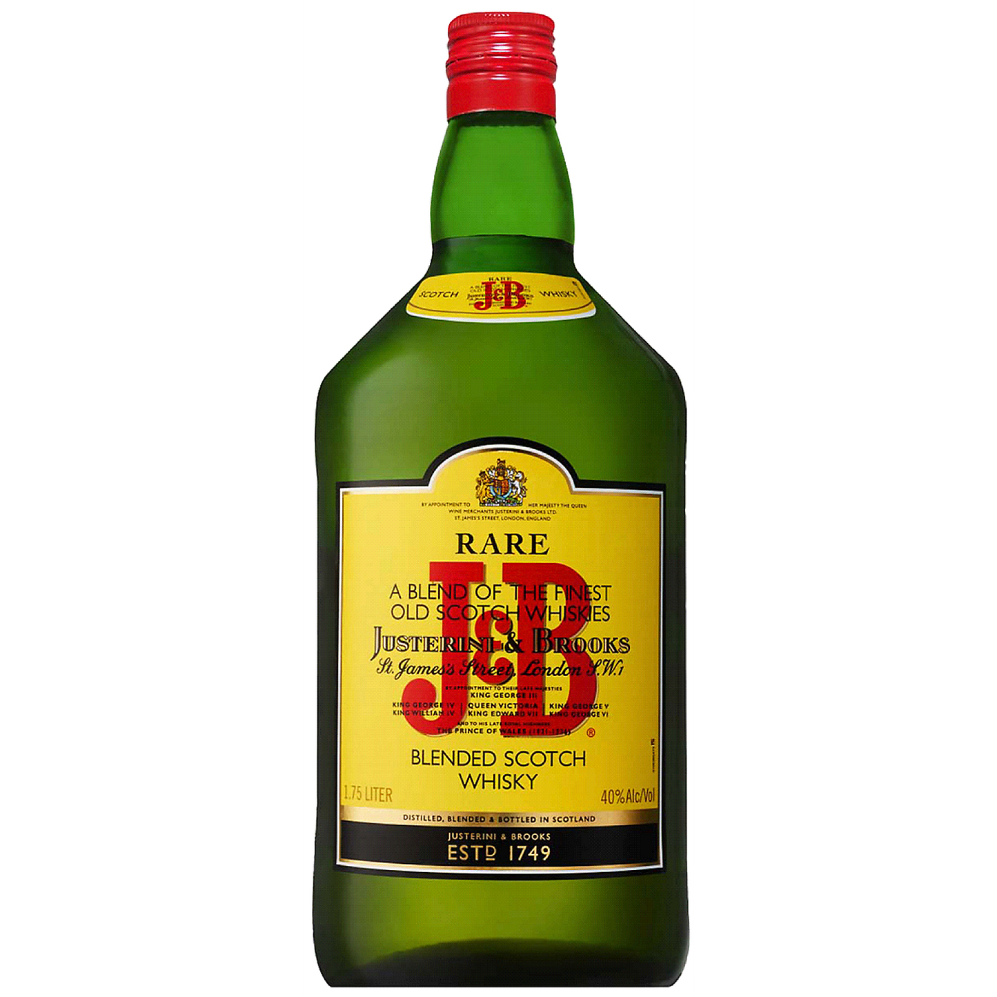 J&B BLENDED SCOTCH RARE 80 1L