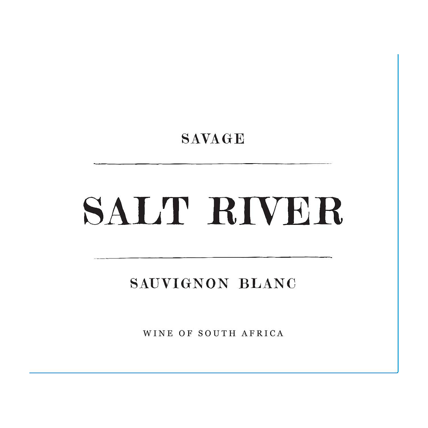 SAVAGE SAUVIGNON BLANC SALT RIVER WESTERN CAPE 2023 750ML