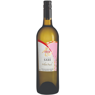 HANA WHITE PEACH FLAVORED SAKE 375ML