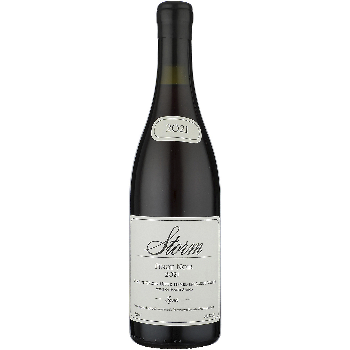 STORM PINOT NOIR IGNIS UPPER HEMEL EN AARDE VALLEY 2021 750ML