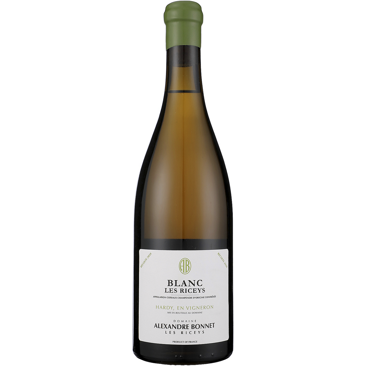 ALEXANDRE BONNET COTEAUX CHAMPENOIS BLANC LES RICEYS 2020 750ML