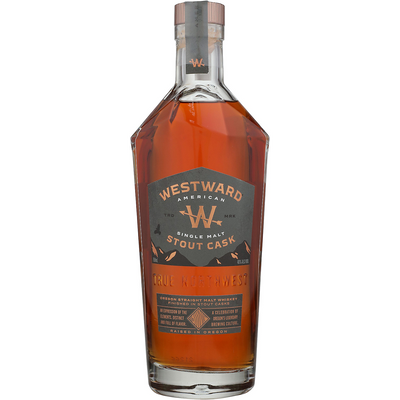 WESTWARD AMERICAN SINGLE MALT WHISKEY STOUT CASK 92 375ML