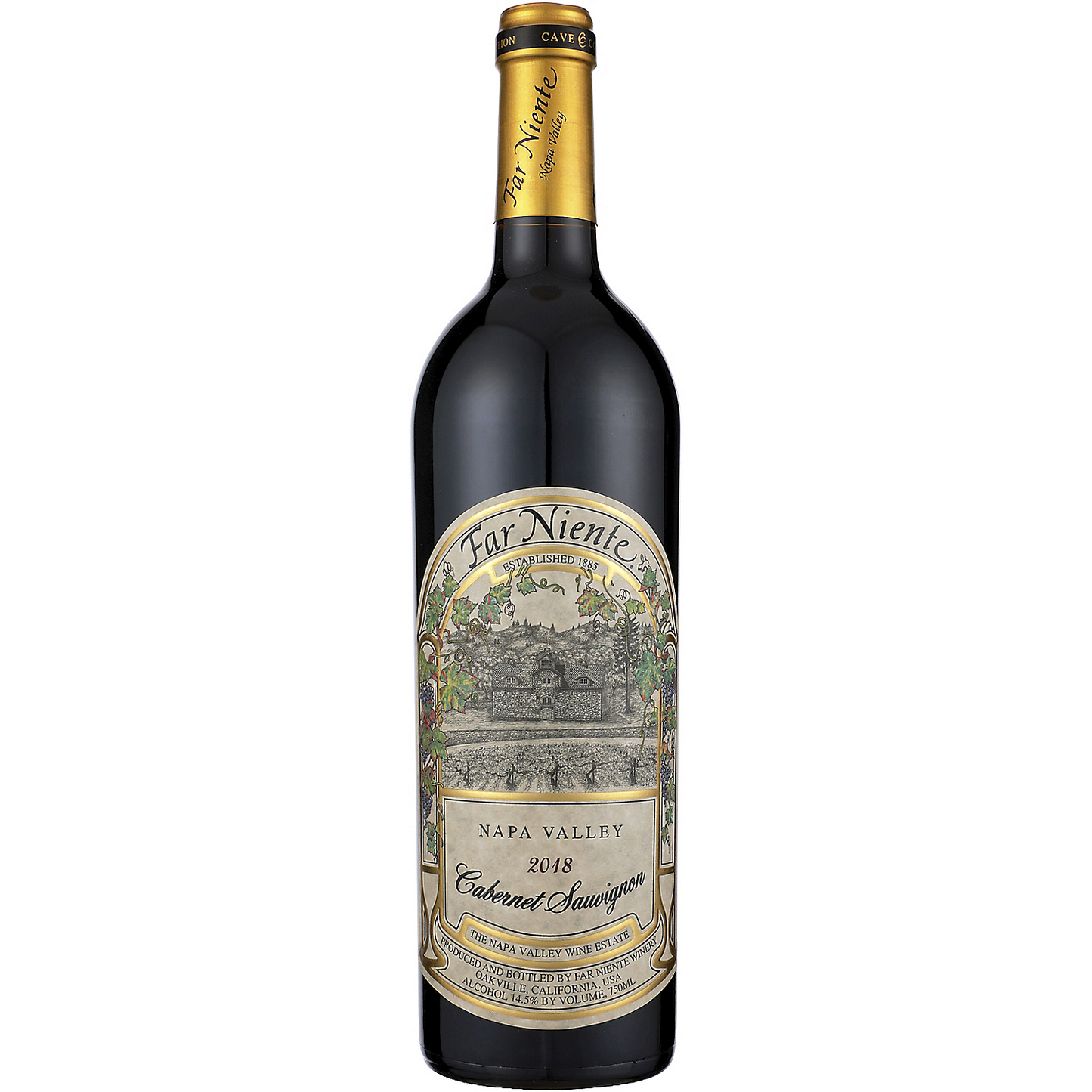 FAR NIENTE CABERNET SAUVIGNON CAVE COLLECTION OAKVILLE VERTICAL PACK 2 EACH 2018 2019 & 2020 WOOD BOX 750ML