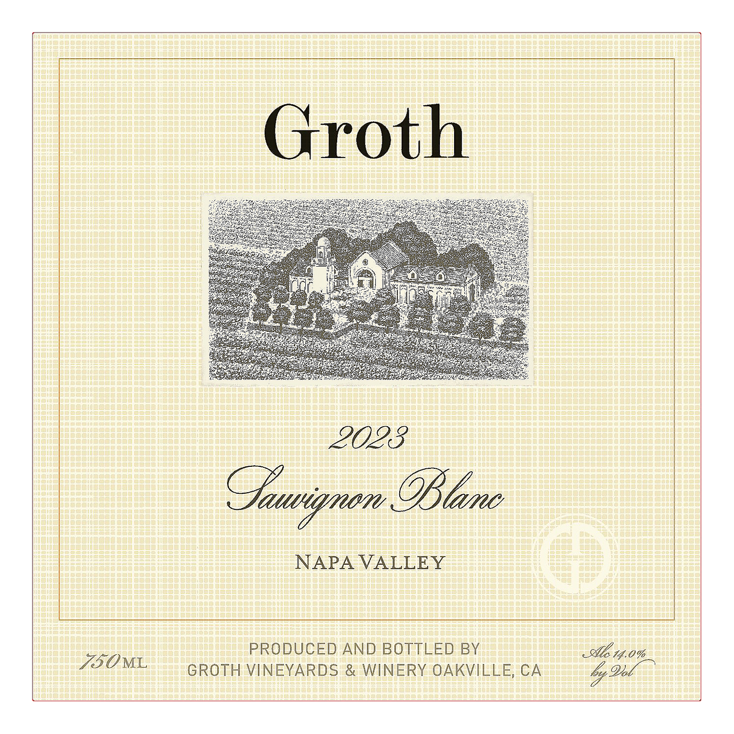 GROTH SAUVIGNON BLANC NAPA VALLEY 2023 750ML