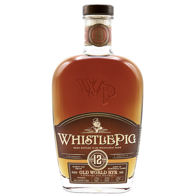 WHISTLEPIG STRAIGHT RYE WHISKEY OLD WORLD 12 YR 86 750ML