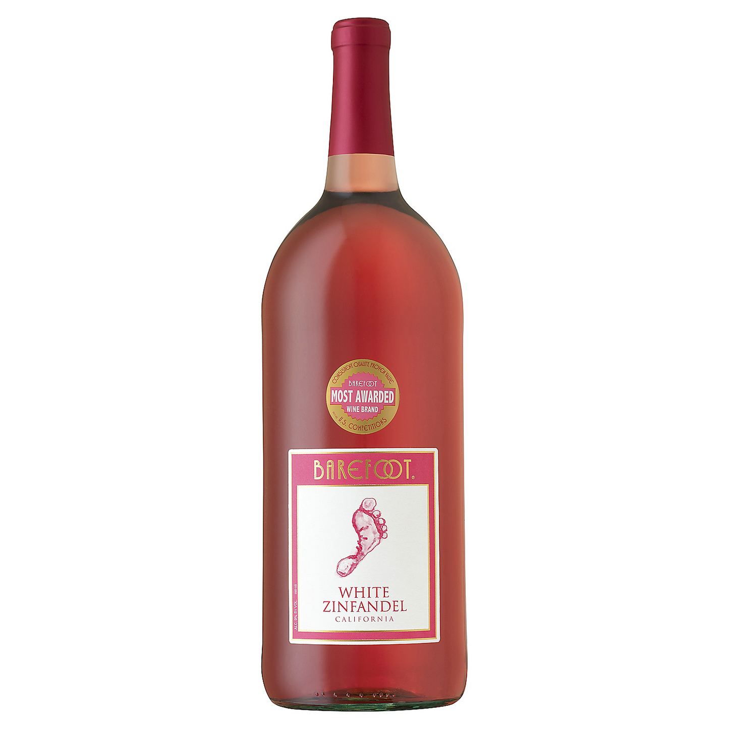 BAREFOOT WHITE ZINFANDEL CALIFORNIA 1.5L