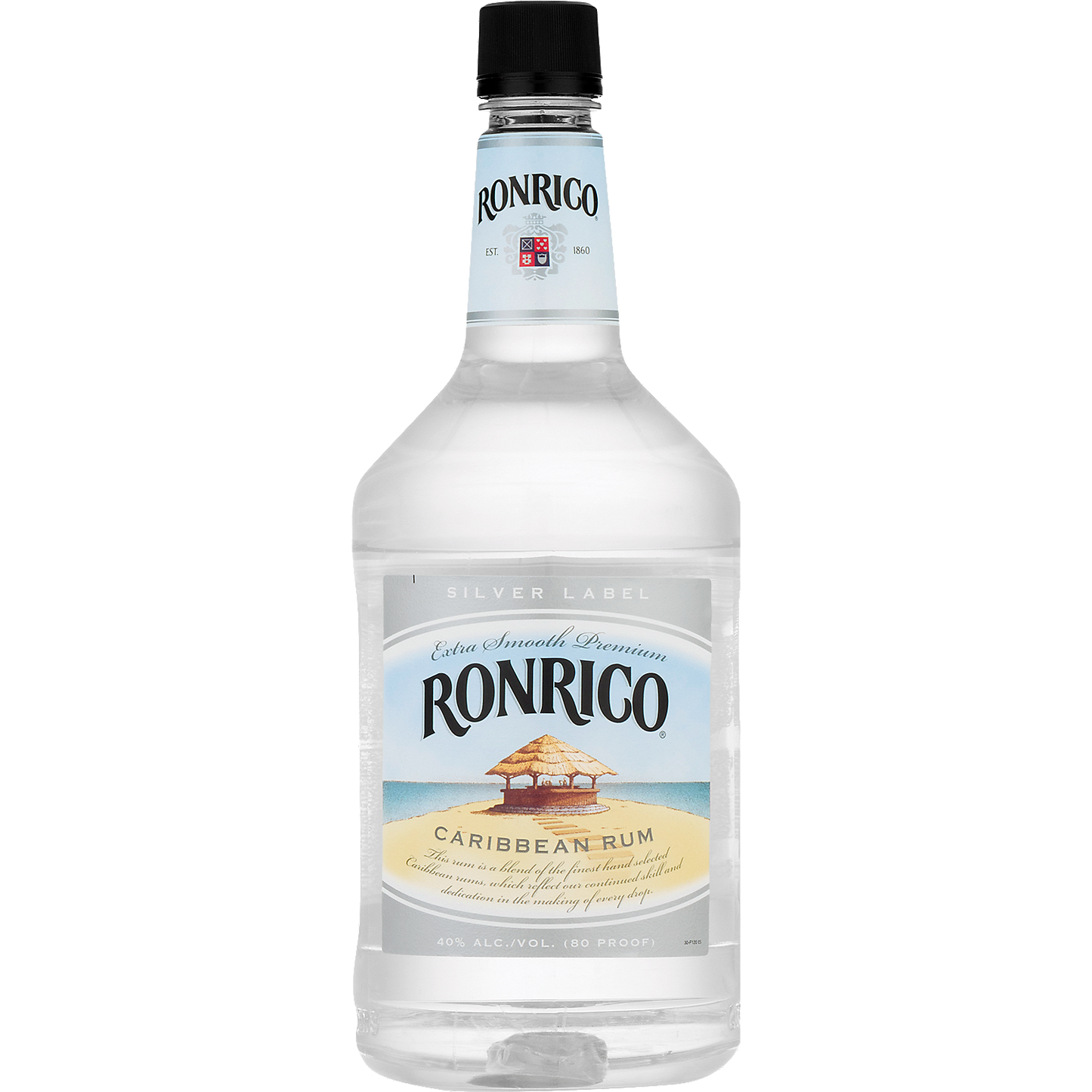 RONRICO LIGHT RUM SILVER LABEL 80 1.75L