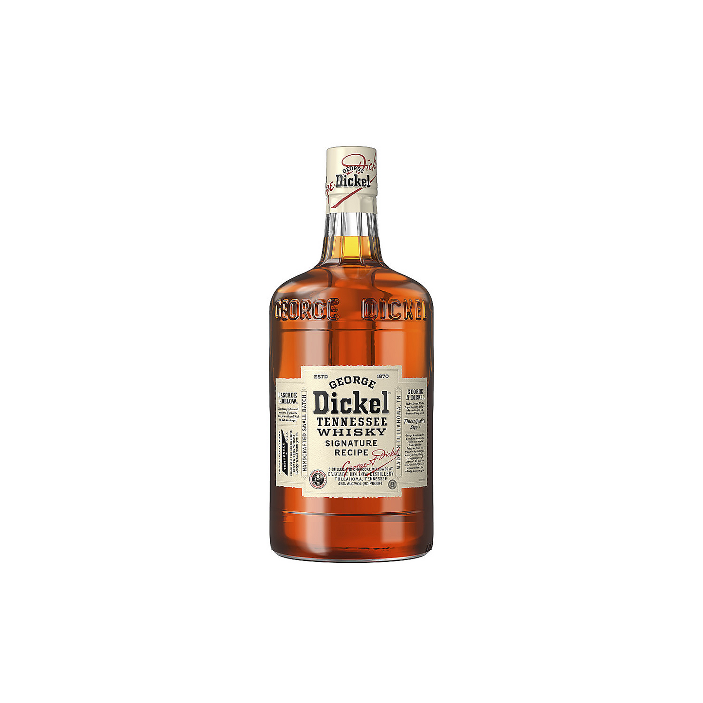 GEORGE DICKEL TENNESSEE WHISKEY SIGNATURE RECIPE 90 1L