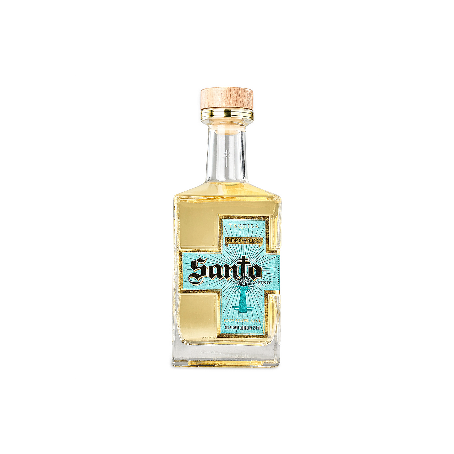 SANTO TEQUILA REPOSADO FINO 80 750ML