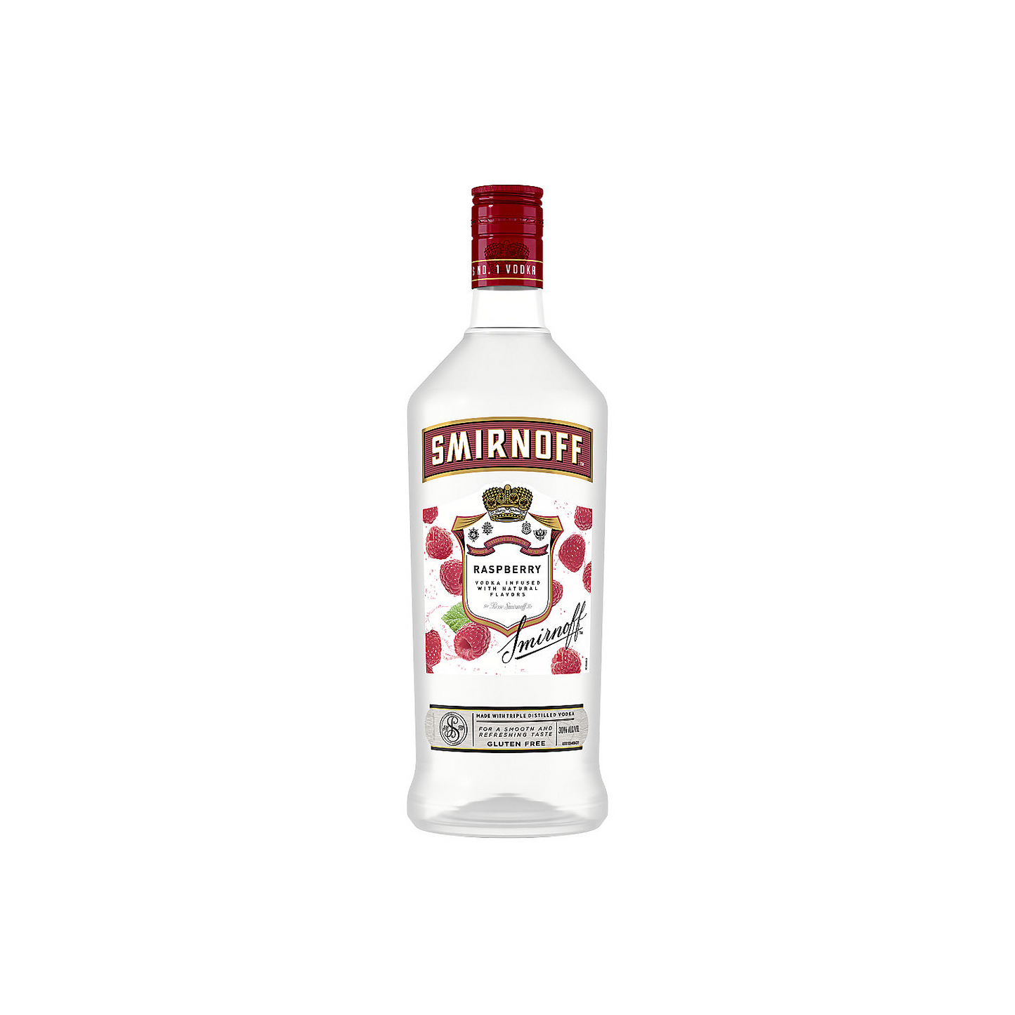 SMIRNOFF VODKA RASPBERRY FLAVORED 60 1.75L
