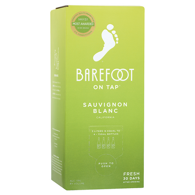 BAREFOOT SAUVIGNON BLANC CALIFORNIA 3L