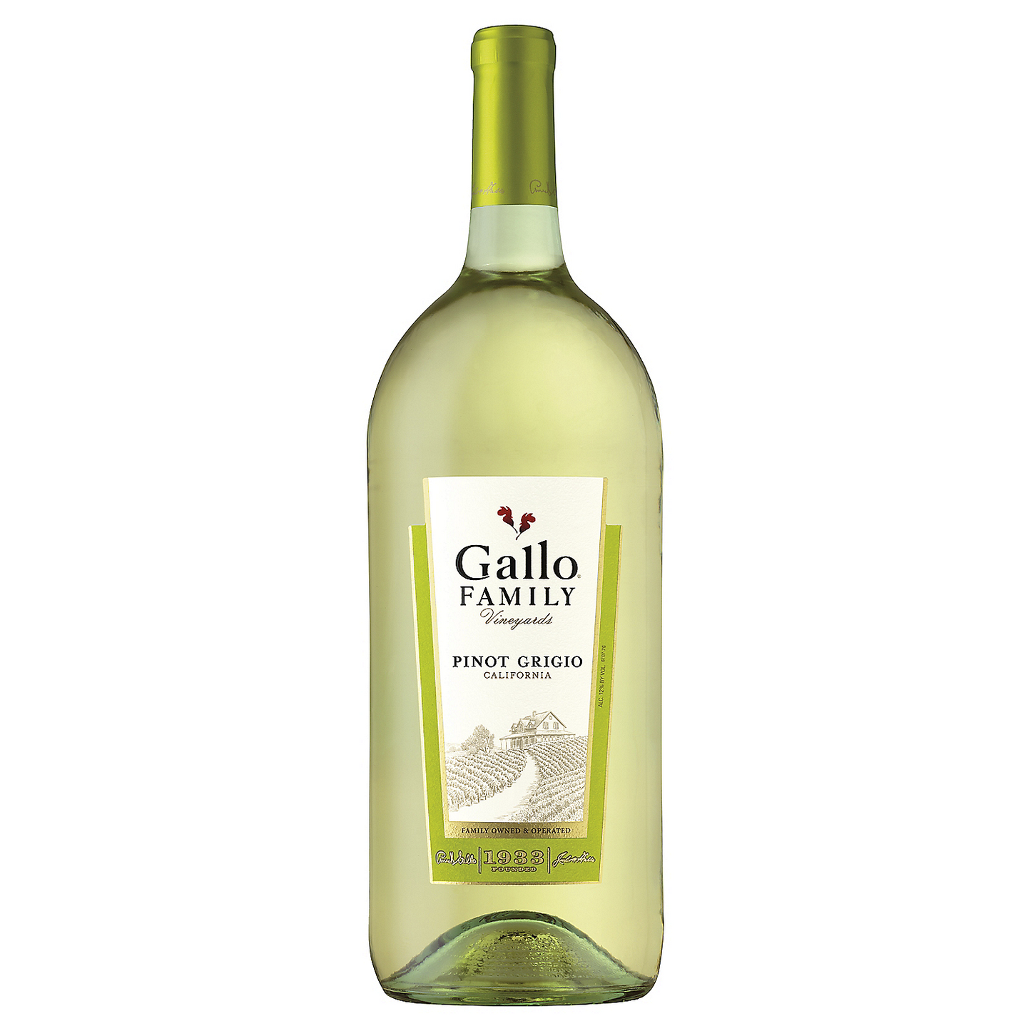 GALLO FAMILY VINEYARDS PINOT GRIGIO CALIFORNIA 1.5L