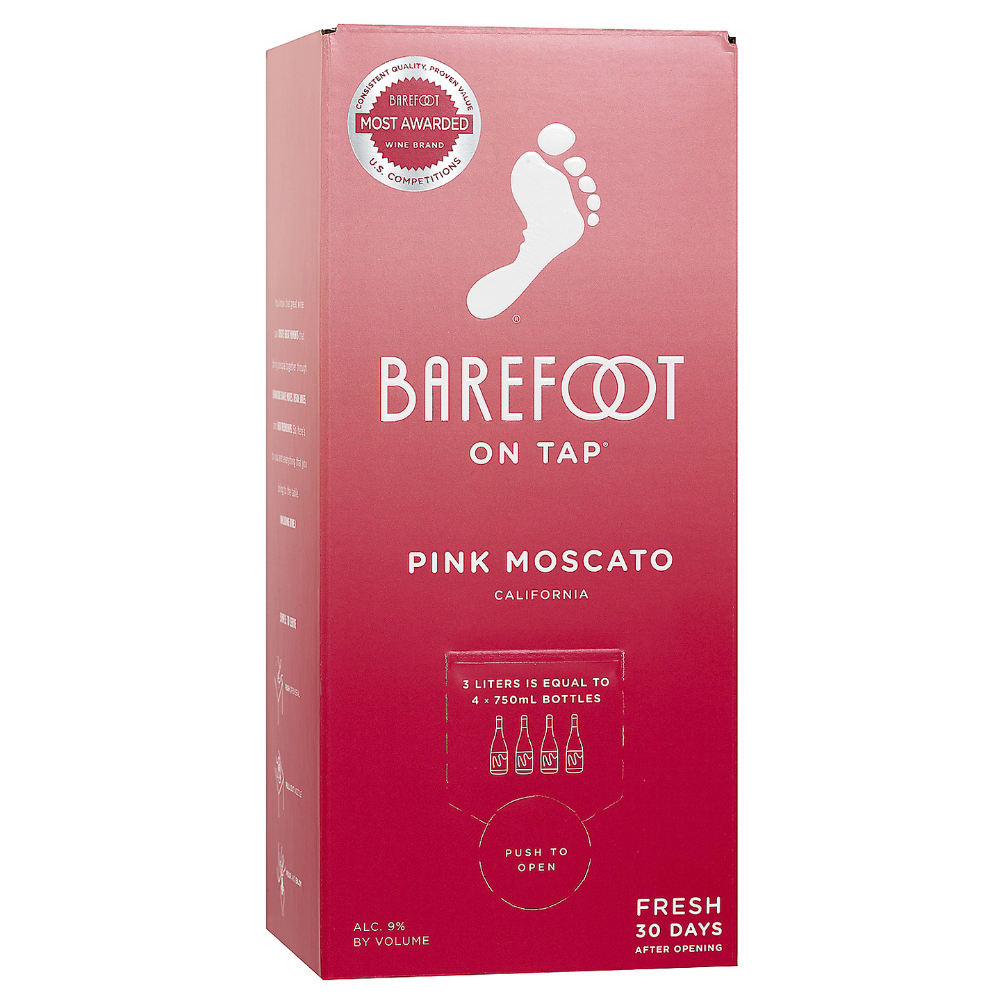 BAREFOOT PINK MOSCATO CALIFORNIA 187ML