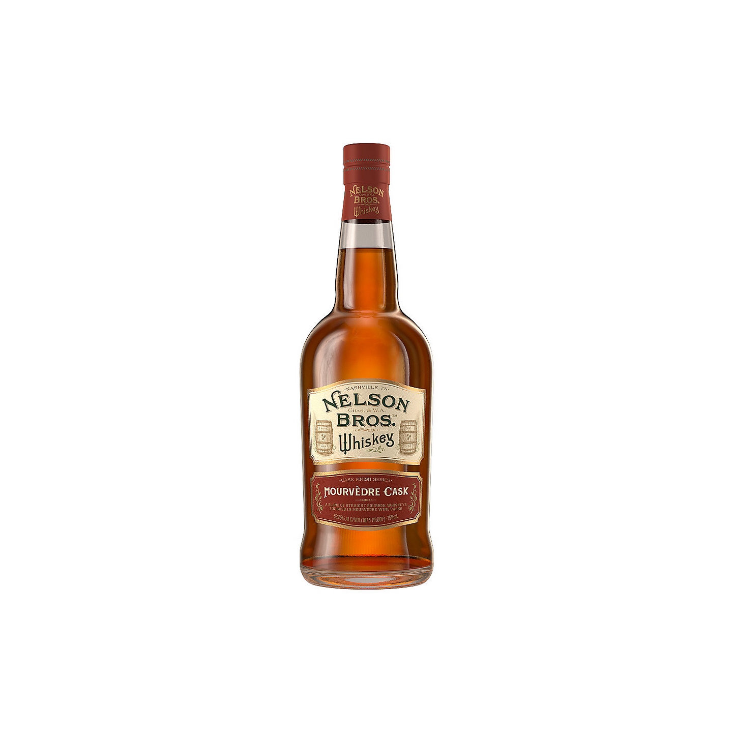 NELSON BROS BLENDED AMERICAN WHISKEY MOURVEDRE CASK 100 750ML