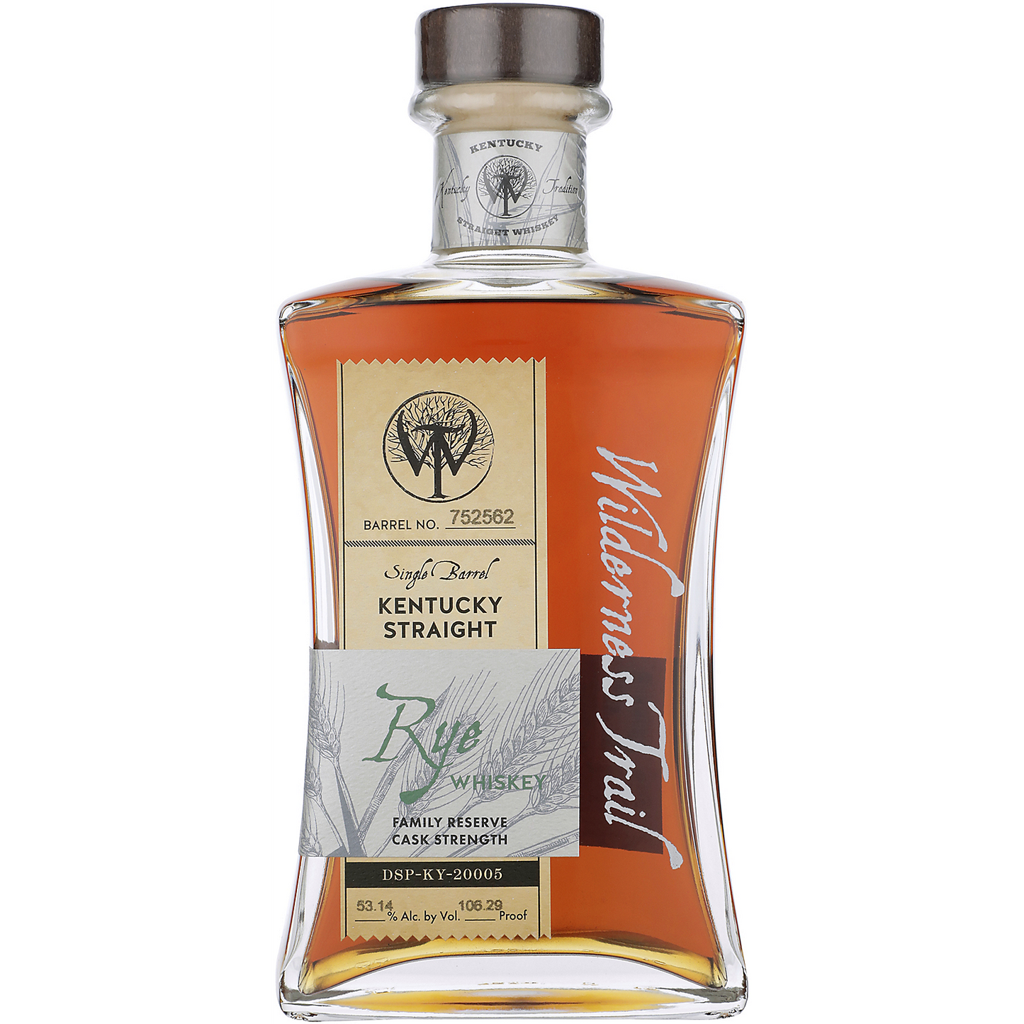 WILDERNESS TRAIL STRAIGHT BOURBON WHEATED BOTTLED IN BOND 106.28 750ML