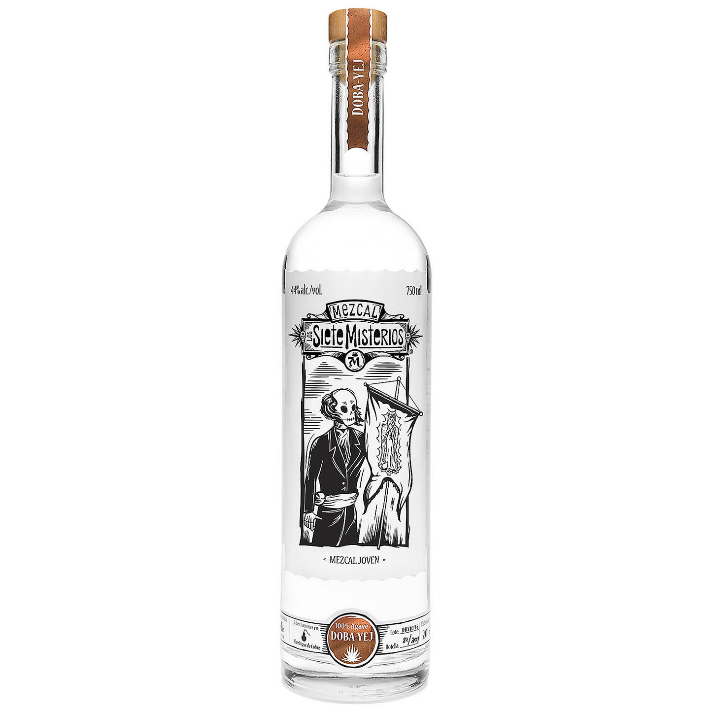 LOS SIETE MISTERIOS MEZCAL JOVEN DOBA-YEJ ESPADIN 88 750ML