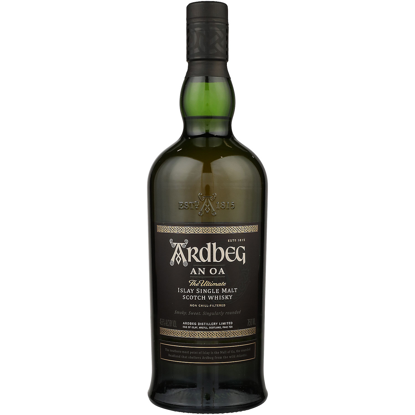 ARDBEG SINGLE MALT SCOTCH AN OA 93.2 W/ GIFT BOX 750ML